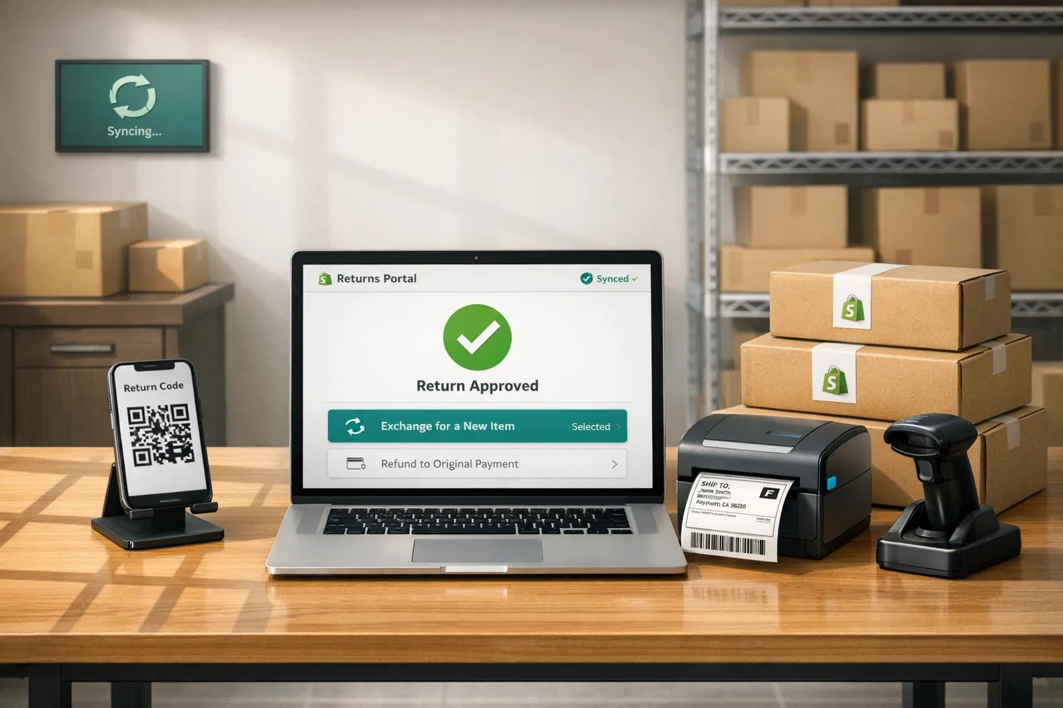Automate Shopify Returns: 4 Workflows + Template