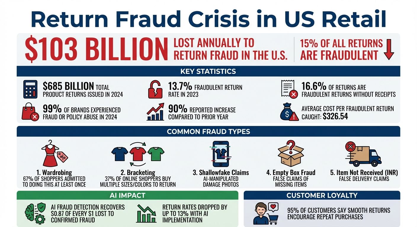 Return Fraud Statistics and Impact on US Retailers 2026